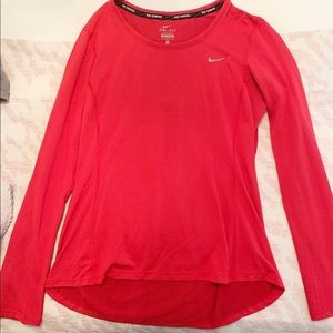 Nike dri-fit long sleeve running shirt